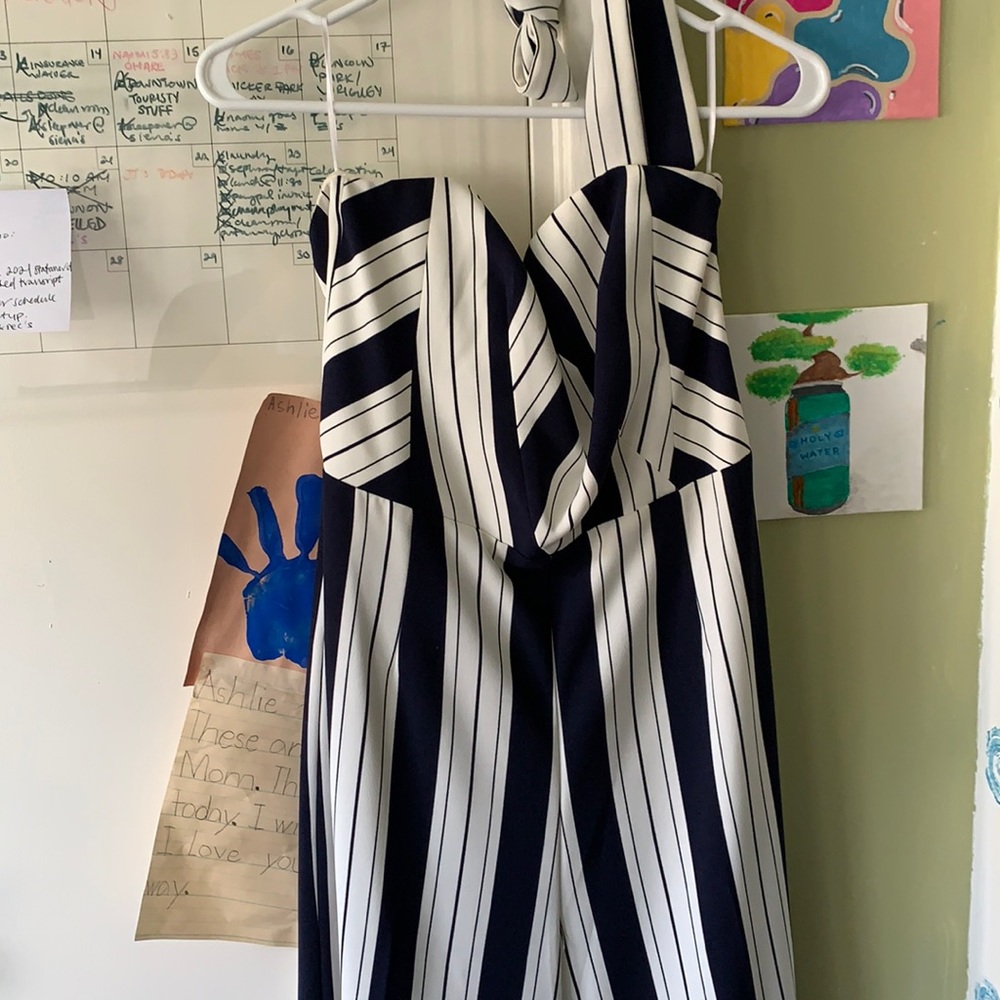 H&M STRAPLESS JUMPSUIT